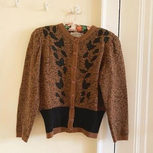 Vintage Wool Blend Cardigan